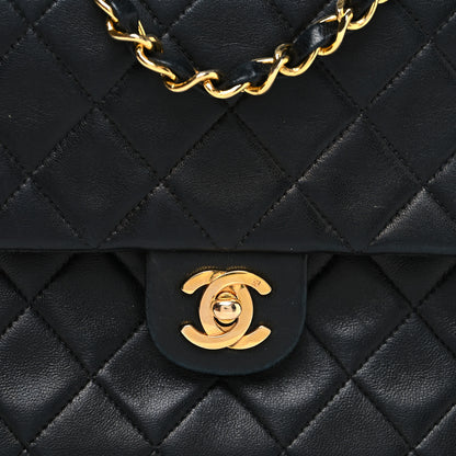 Chanel Lambskin Quilted Small Single Flap Black 8 of 14