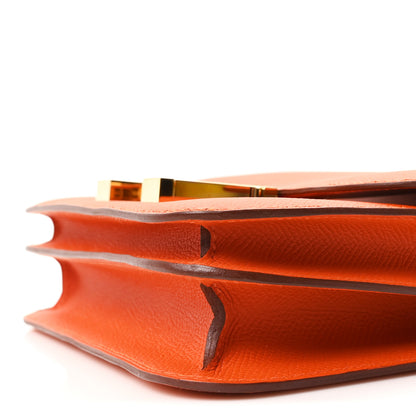 Hermes Epsom Constance 18 Orange 10 of 11