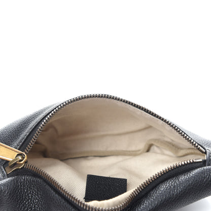 Gucci Grained Calfskin Small Logo Belt Bag Black 5 of 10