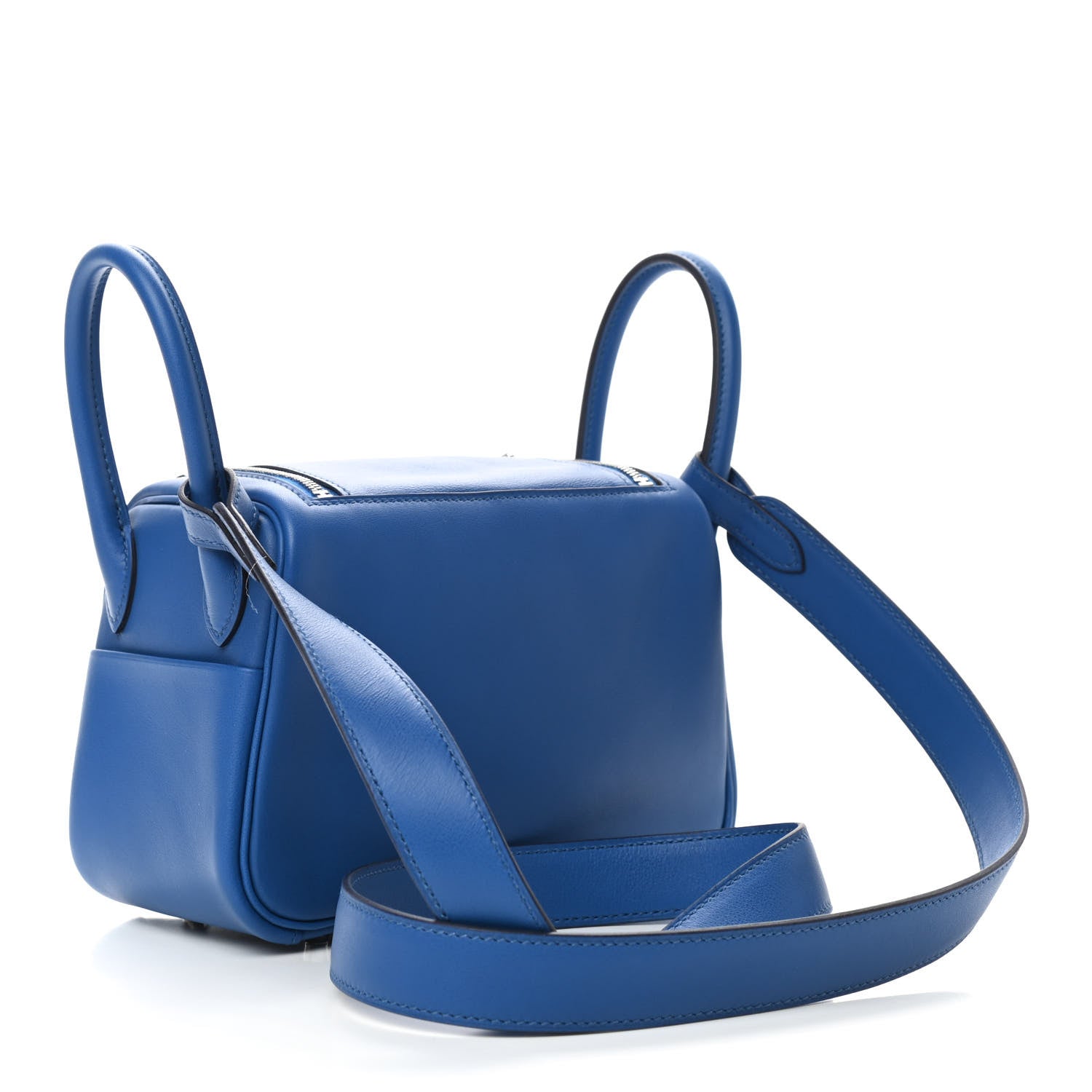 Hermes Swift Mini Lindy 20 Bleu France 2 of 8