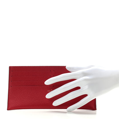 Louis Vuitton Calfskin Felicie Card Holder Insert Fuchsia 2 of 5