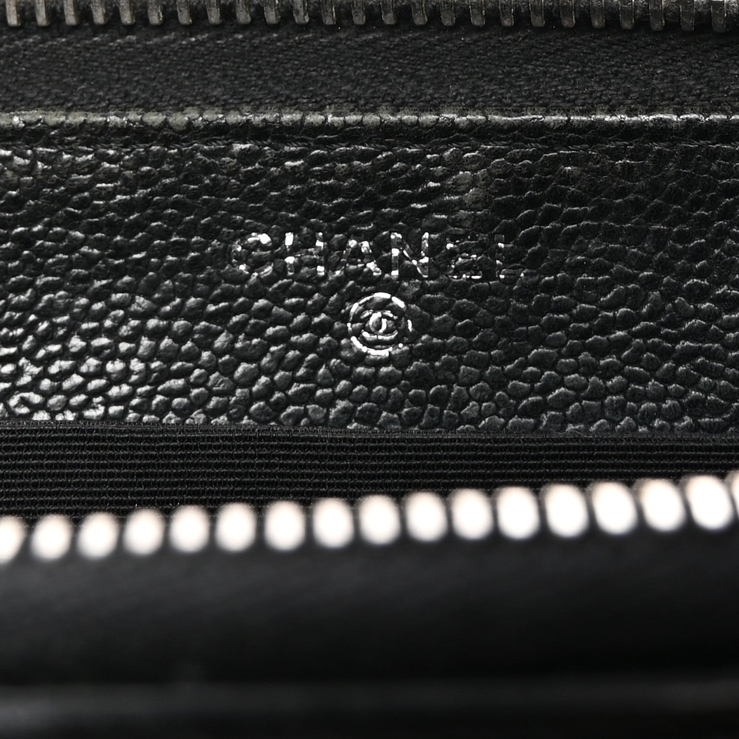 Chanel Caviar Outdoor Ligne Zip Around Wallet Black 6 of 18