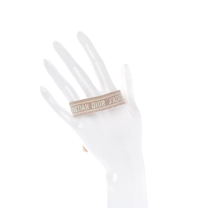 Christian Dior Woven Cotton J'Adior Friendship Bracelet Nude 2 of 3