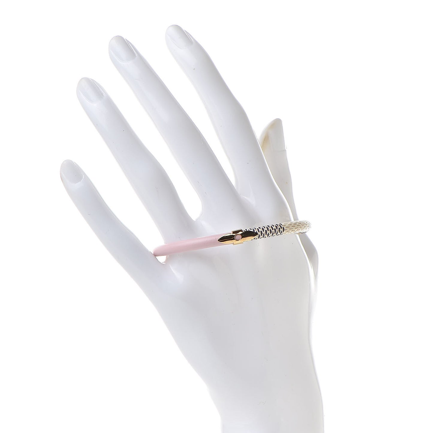 Damier Azur Daily Confidential Bracelet 17 Pink