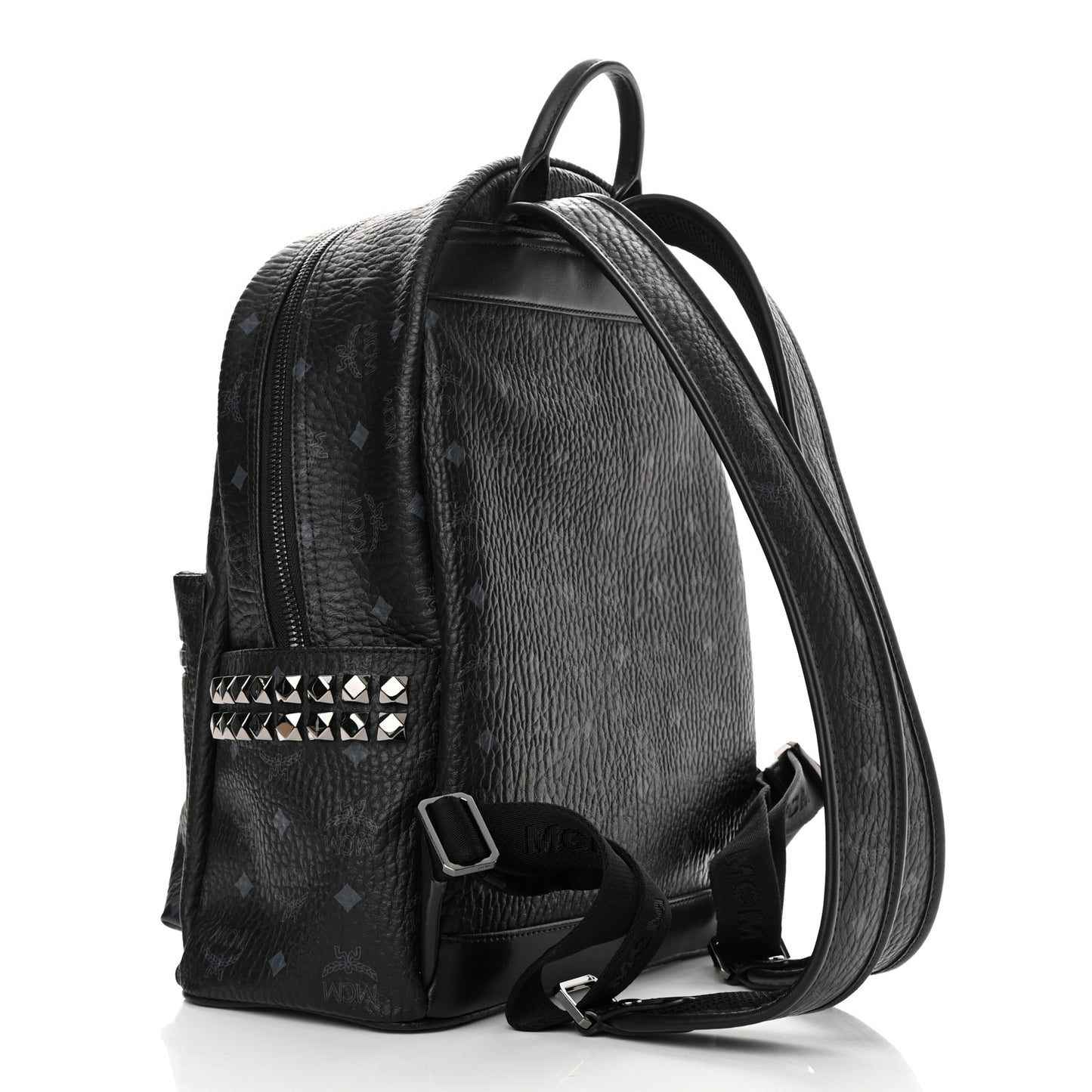 Visetos Medium Side Studs Stark Backpack Black
