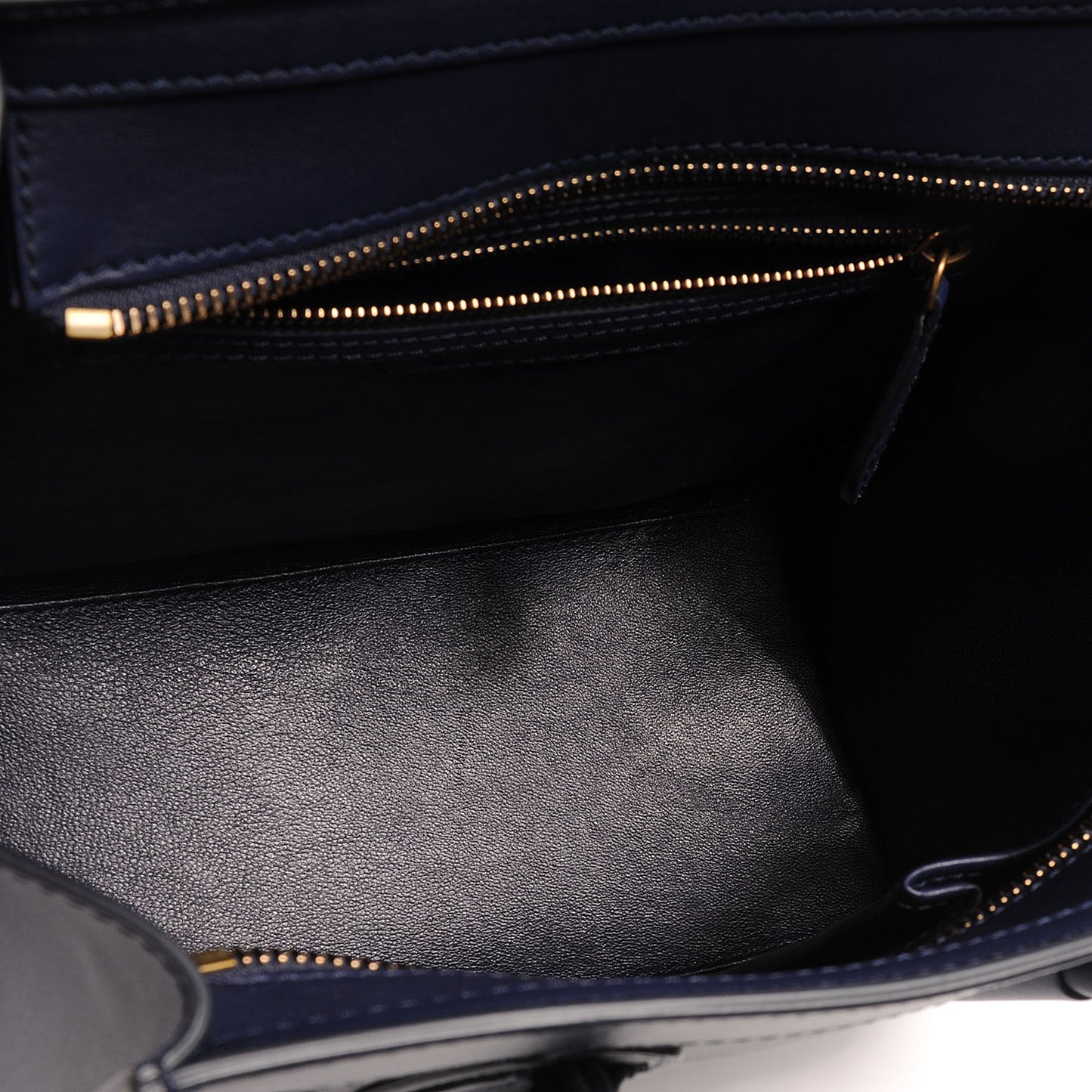 Palmelato Leather Micro Luggage Deepsea