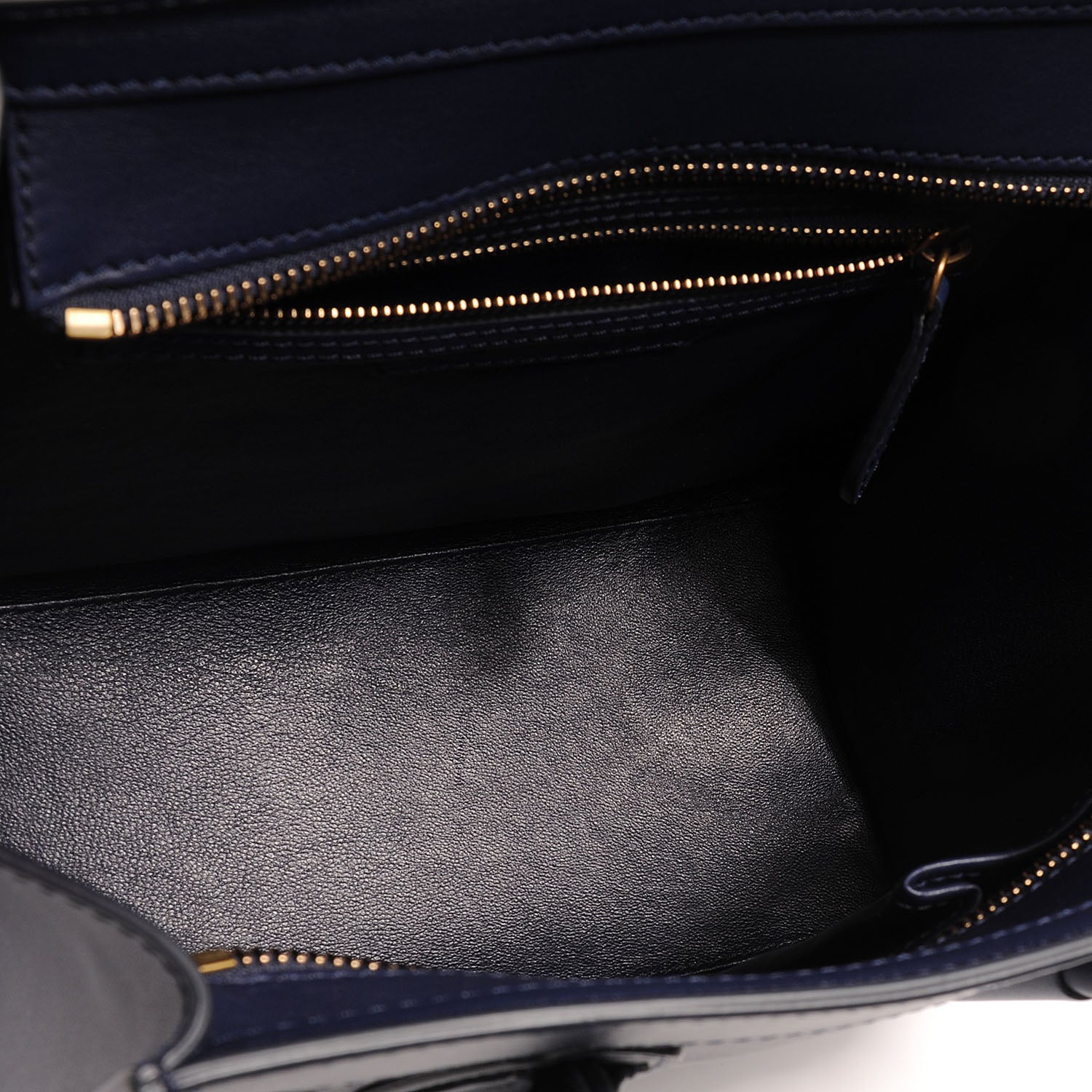 Celine Palmelato Leather Micro Luggage Deepsea 6 of 8