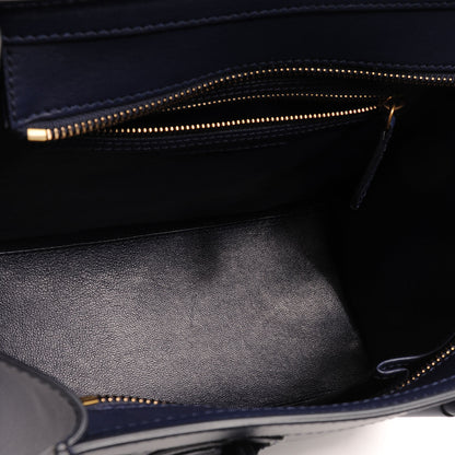 Celine Palmelato Leather Micro Luggage Deepsea 6 of 8