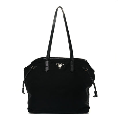 Prada Tessuto Nylon Saffiano Tote Black 1 of 13