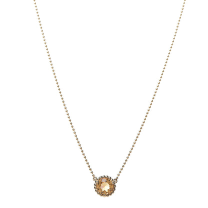 Tiffany 18K Yellow Gold Citrine Pendant Necklace 1 of 5