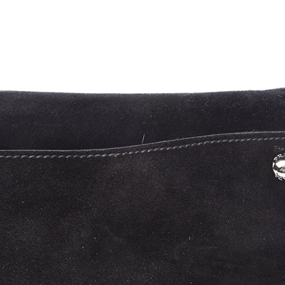 Prada Suede Scamosciato Twin Pocket Tote Black 11 of 12