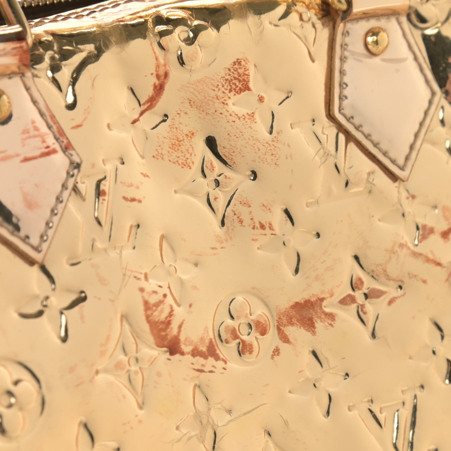 Louis Vuitton Monogram Miroir Speedy 35 Gold 11 of 14