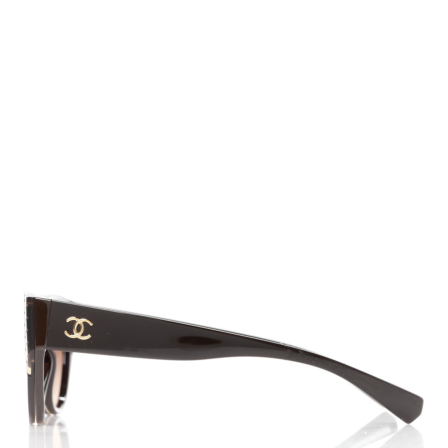 Chanel CC Cat Eye Sunglasses 6054 Brown 3 of 9