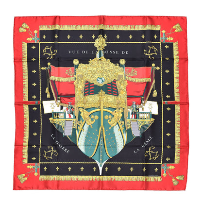 Hermes Silk Vue Du Carosse De La Galere La Reale Scarf 90 1 of 5