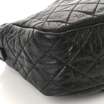 Chanel Aged Calfskin Quilted Medium Reissue Camera Case Black 8 of 11