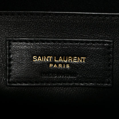 Saint Laurent Shiny Calfskin Small Uptown Tote Black 6 of 11