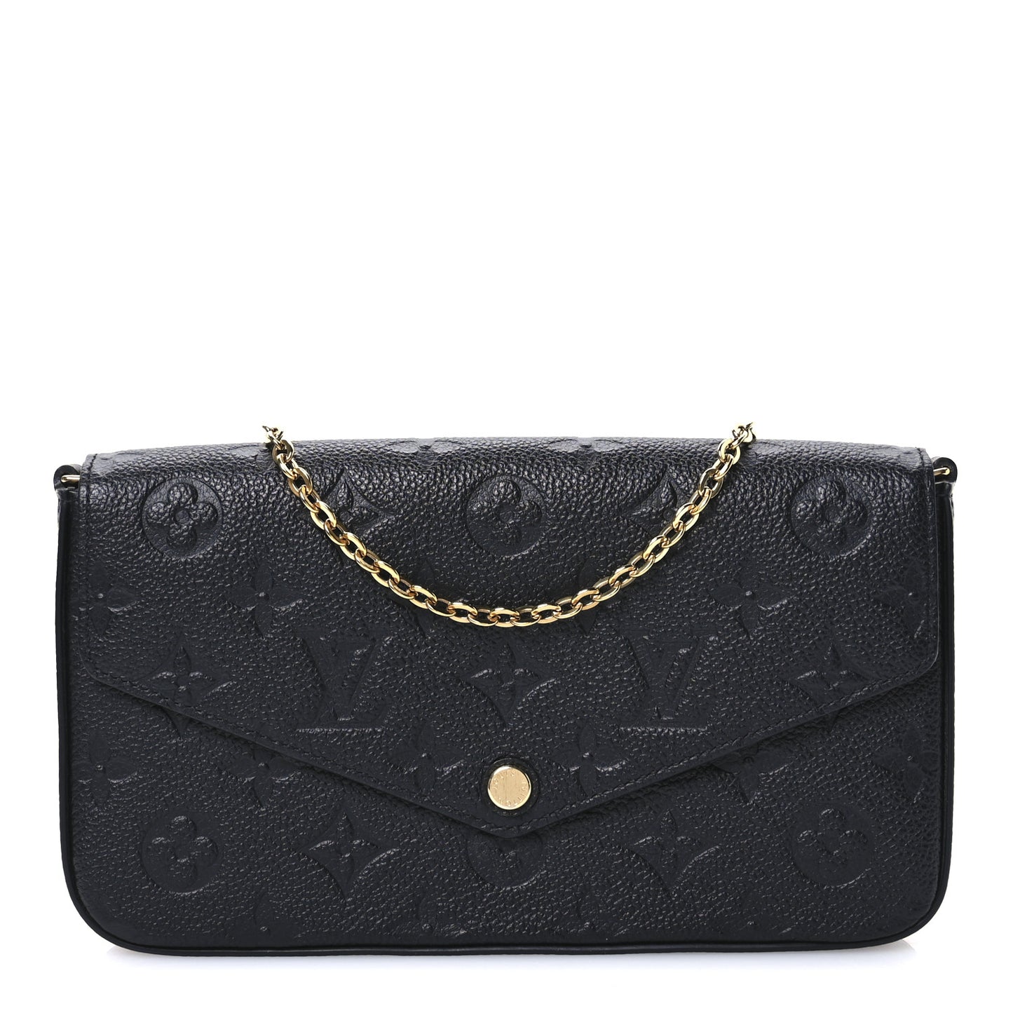 Empreinte Pochette Felicie Chain Wallet Black
