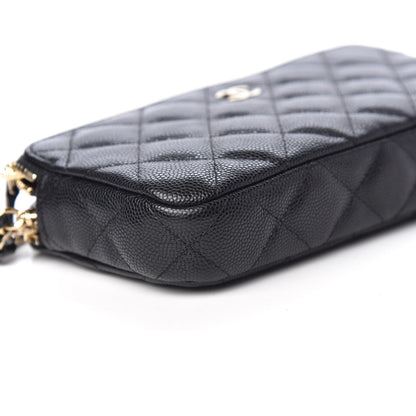 Chanel Caviar Quilted Small Clutch With Chain Black 8 of 10