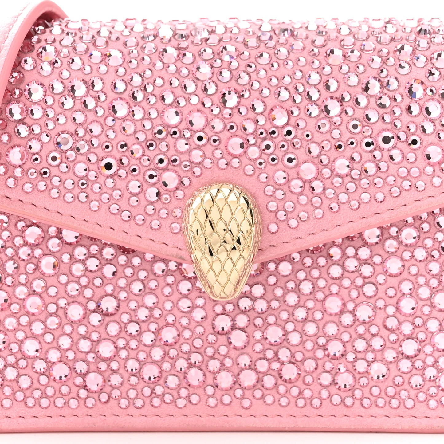 Crystal Serpenti Forever Crossbody Pink