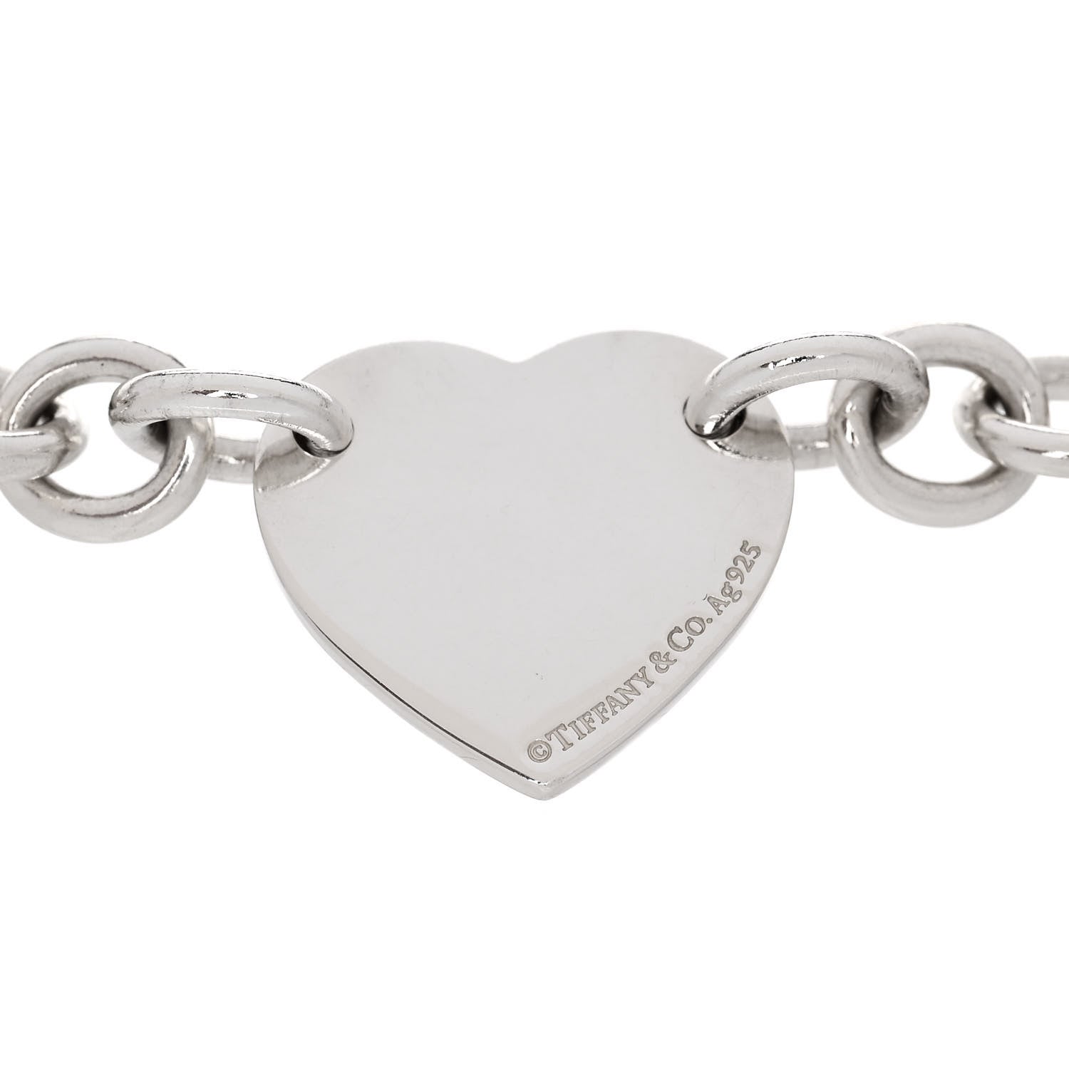 Tiffany Sterling Silver Return to Tiffany Heart Tag Bracelet 4 of 4
