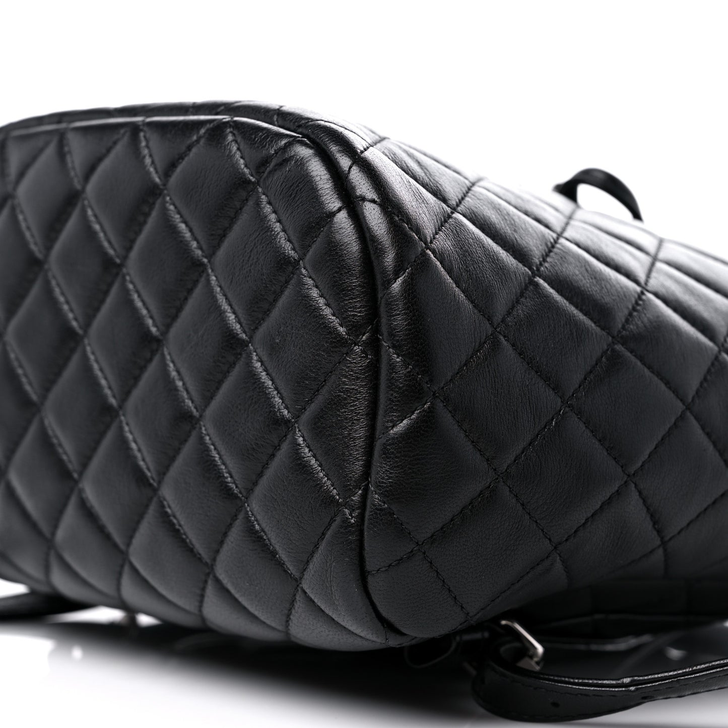 Lambskin Quilted Small Urban Spirit Backpack Black