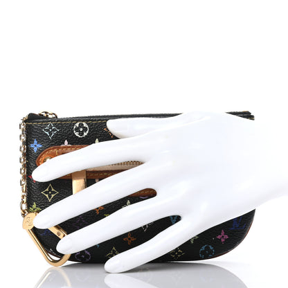 Louis Vuitton Monogram Multicolor Pochette Plate MM Black 2 of 6