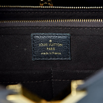 Louis Vuitton Calfskin Monogram Kimono Tote Black 5 of 25