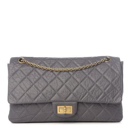 Chanel Aged Calfskin Quilted 2.55 Reissue 227 Flap Grey 1 of 10