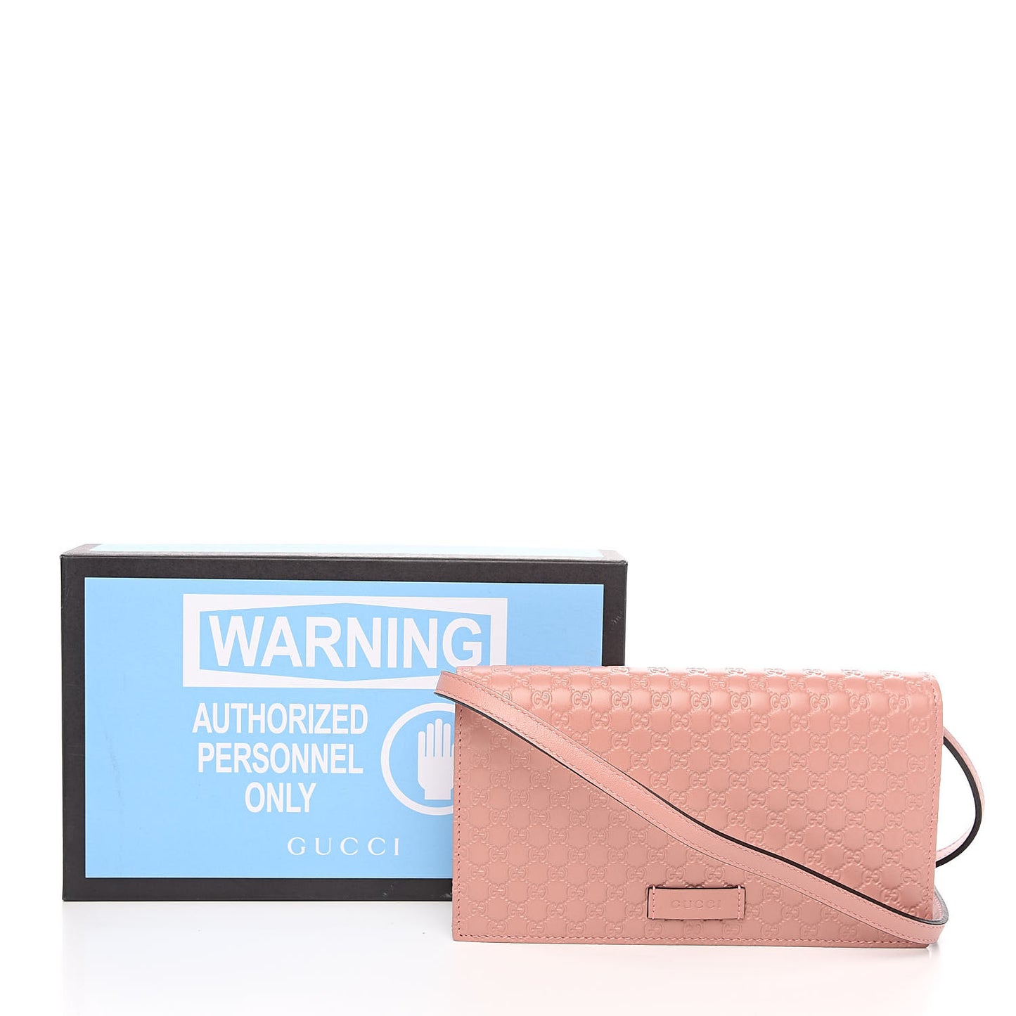 Microguccissima Crossbody Wallet Soft Pink