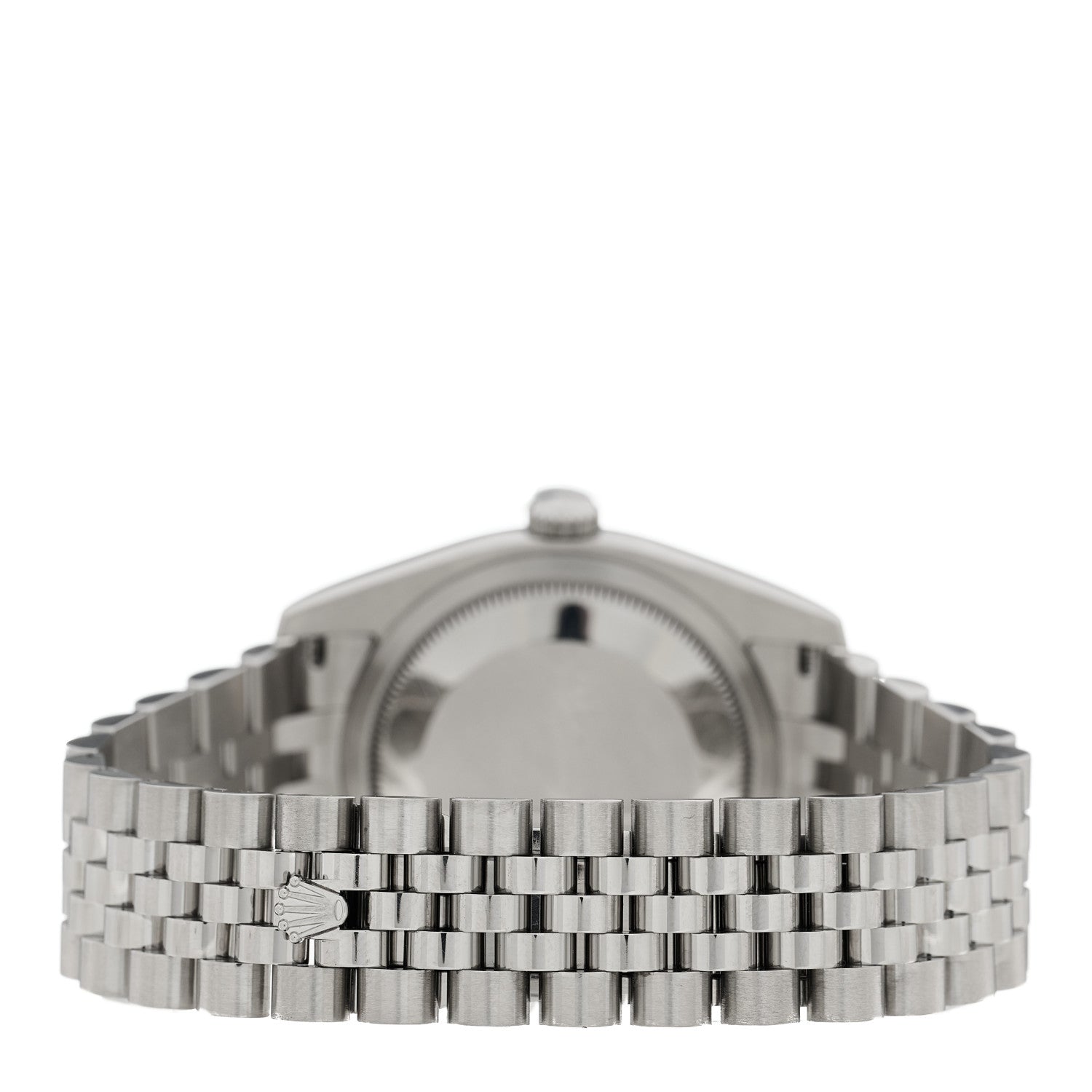 Rolex Stainless Steel 18K White Gold 36mm Oyster Perpetual Datejust Watch Pink Flowers 116234 3 of 4