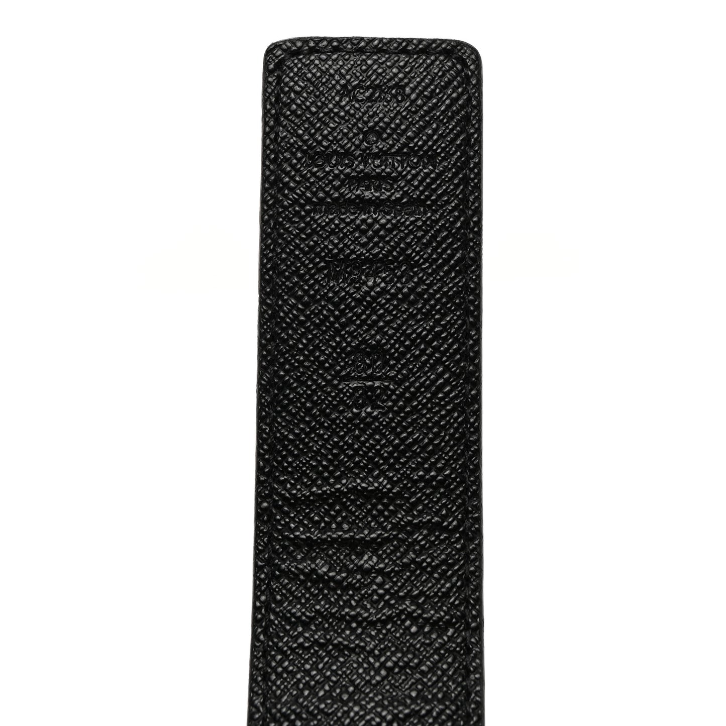 Monogram Calfskin 40mm LV Initiales Reversible Belt 80 32 Black