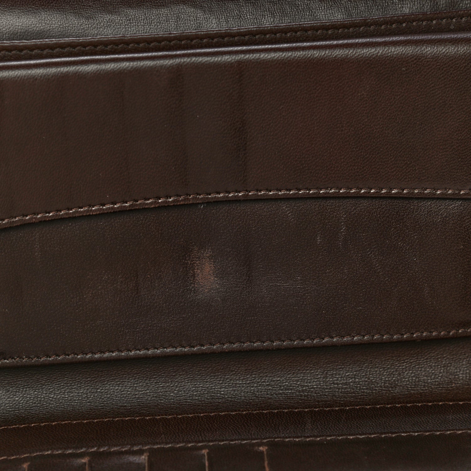 Chanel Lambskin Quilted Large Flap Wallet Dark Brown 16 of 30