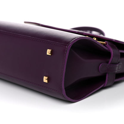 Delvaux Smooth Calfskin Mini Tempete Satchel Prune 10 of 11