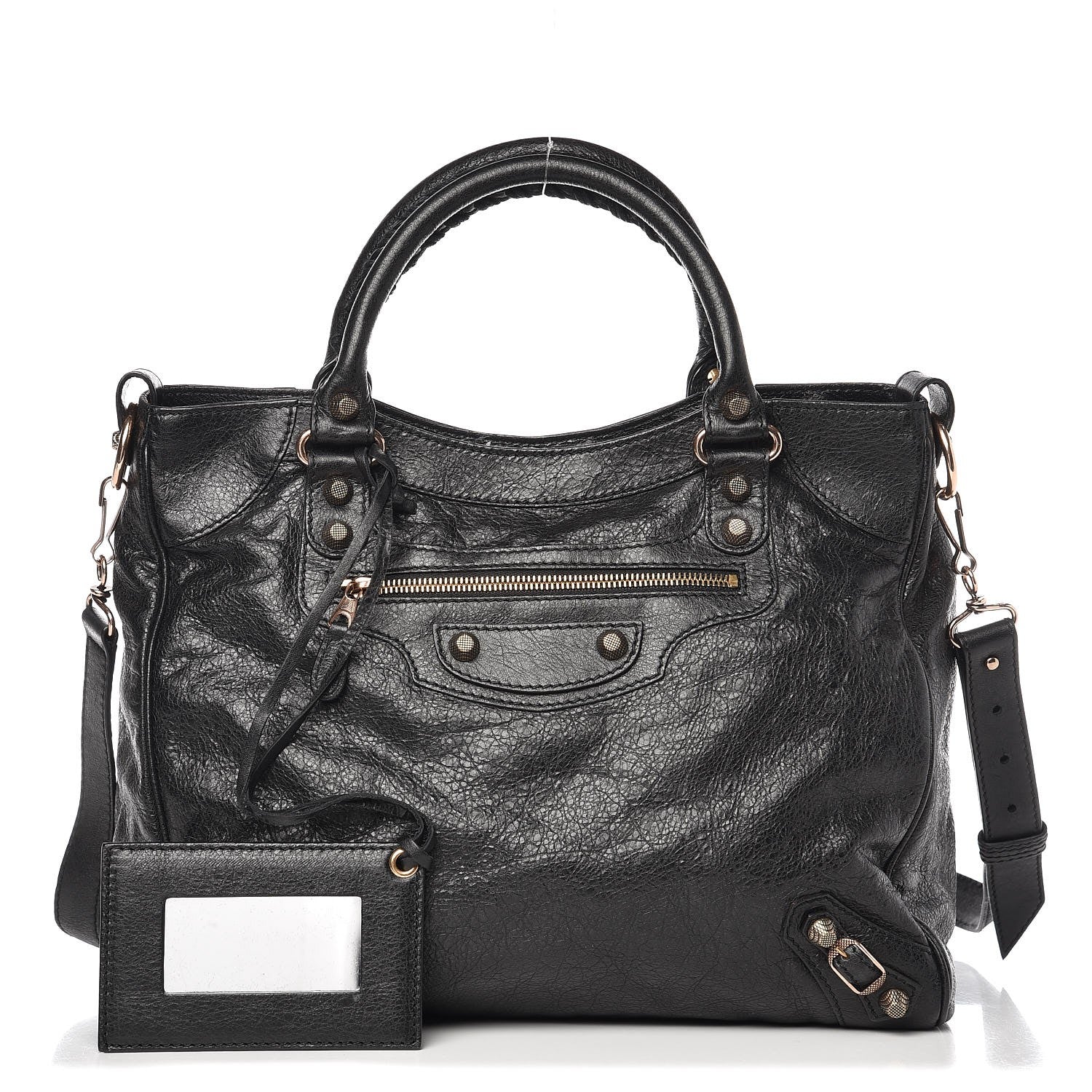 Balenciaga Agneau Giant 12 Rose Gold Hardware Velo Black 1 of 9
