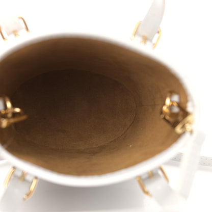 Louis Vuitton Monogram LV Match Nano Bucket Bag White 6 of 13