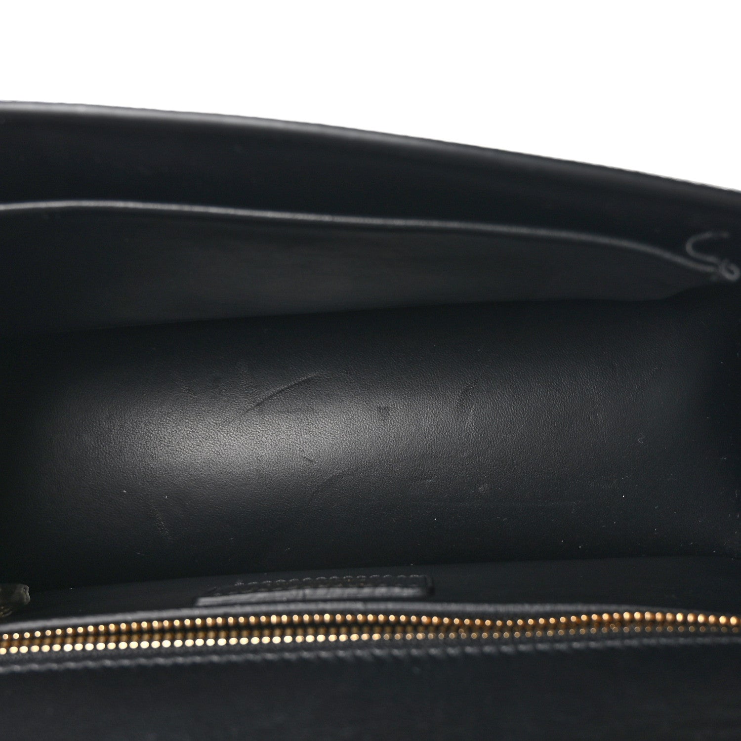Christian Dior Grained Calfskin Embossed 30 Montaigne Chain Flap Bag Black 5 of 9