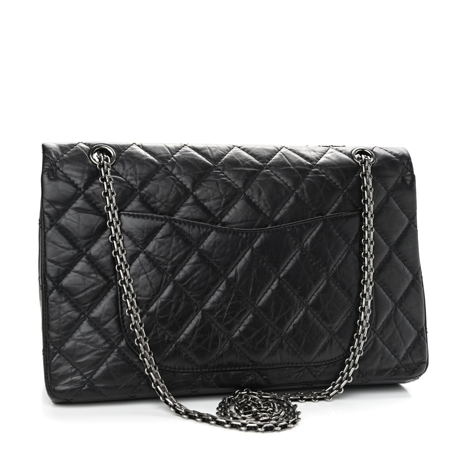 Chanel Aged Calfskin Quilted 2.55 Reissue 227 Flap Black 3 of 11