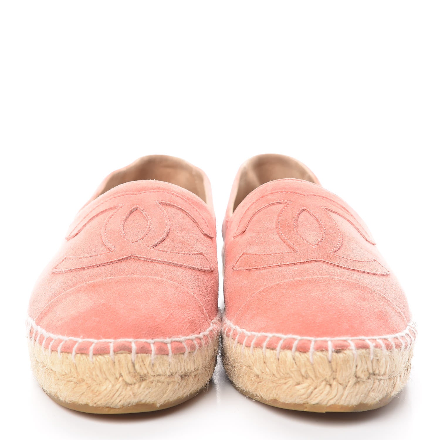 Chanel Suede CC Espadrilles 37 Pink 2 of 11
