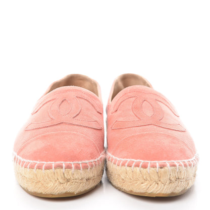 Chanel Suede CC Espadrilles 37 Pink 2 of 11