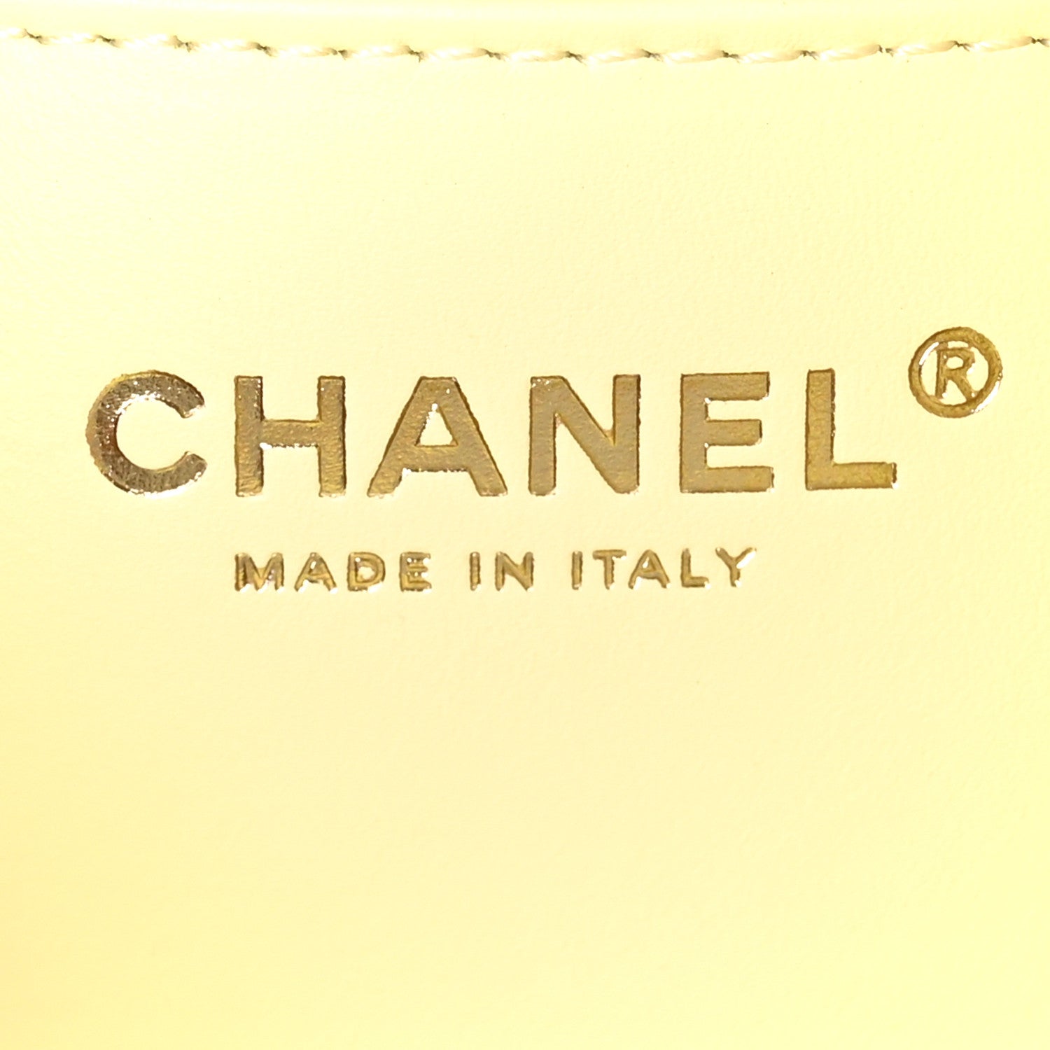 Chanel Caviar Quilted Small Chanel 25 Handbag Light Yellow 6 of 10