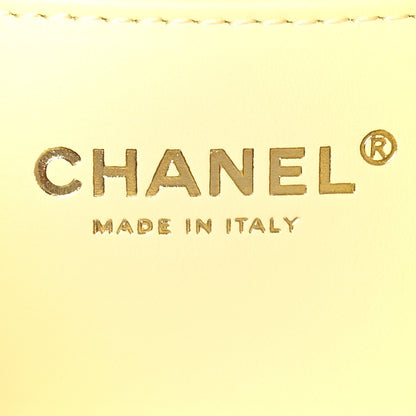 Chanel Caviar Quilted Small Chanel 25 Handbag Light Yellow 6 of 10