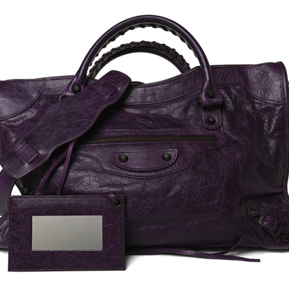 Balenciaga Agneau Classic Hardware City Raisin 8 of 18