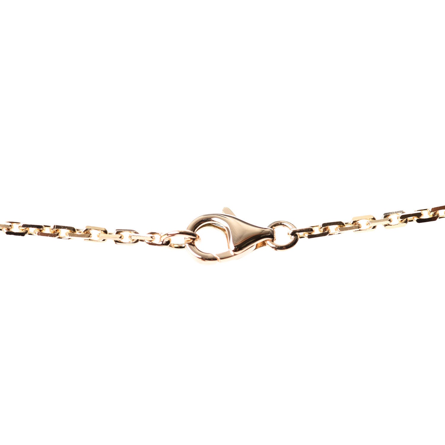 Cartier 18K Yellow Gold Diamond Interlocking LOVE Necklace 4 of 7