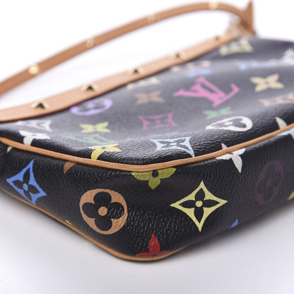 Louis Vuitton Monogram Multicolor Pochette Accessories Black 8 of 12