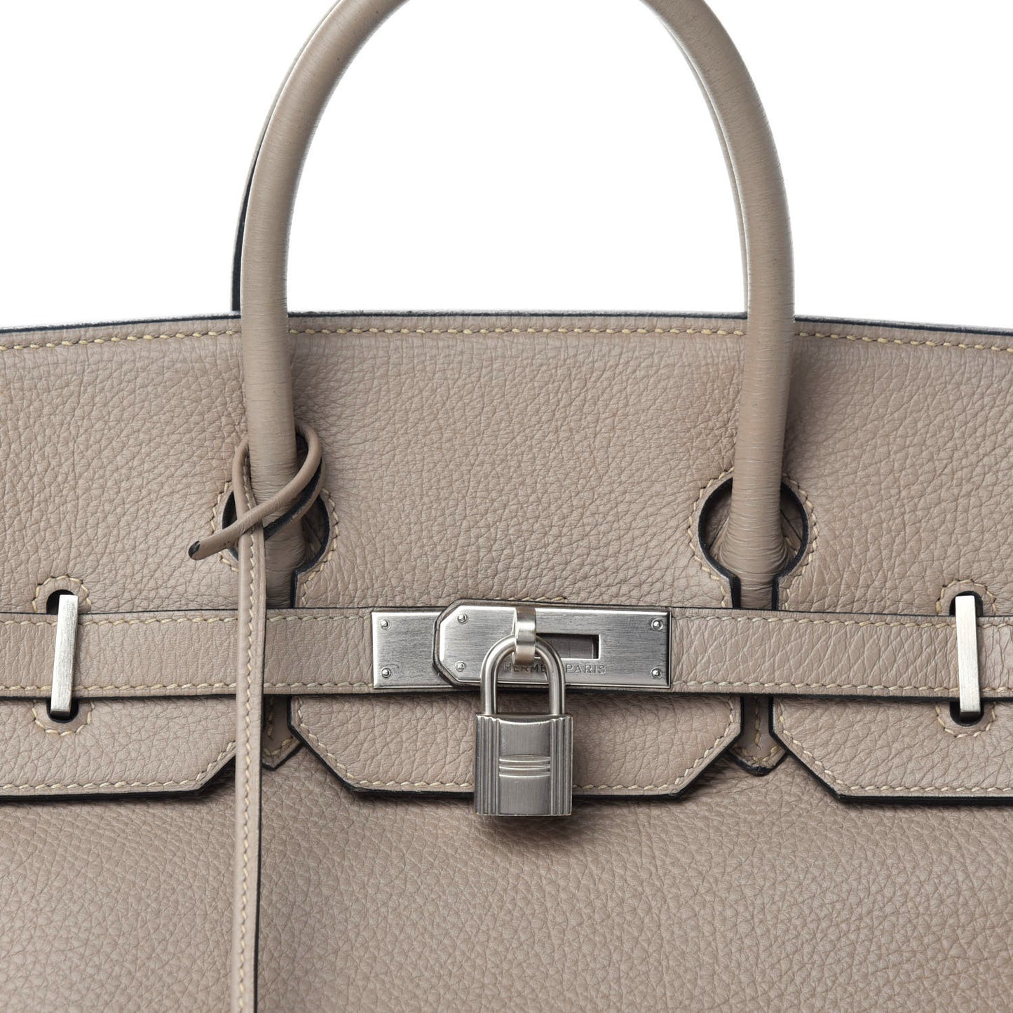 Taurillon Clemence HAC Birkin 32 Gris Tourterelle