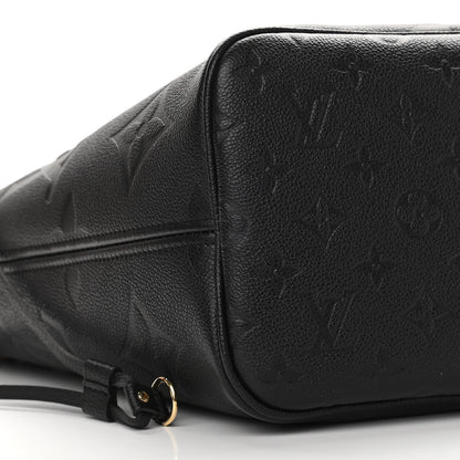 Louis Vuitton Empreinte Monogram Giant Neverfull MM Black 8 of 10