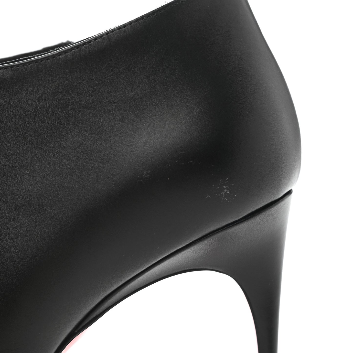 Calfskin Gorgona 85 Ankle Boots 36 Black