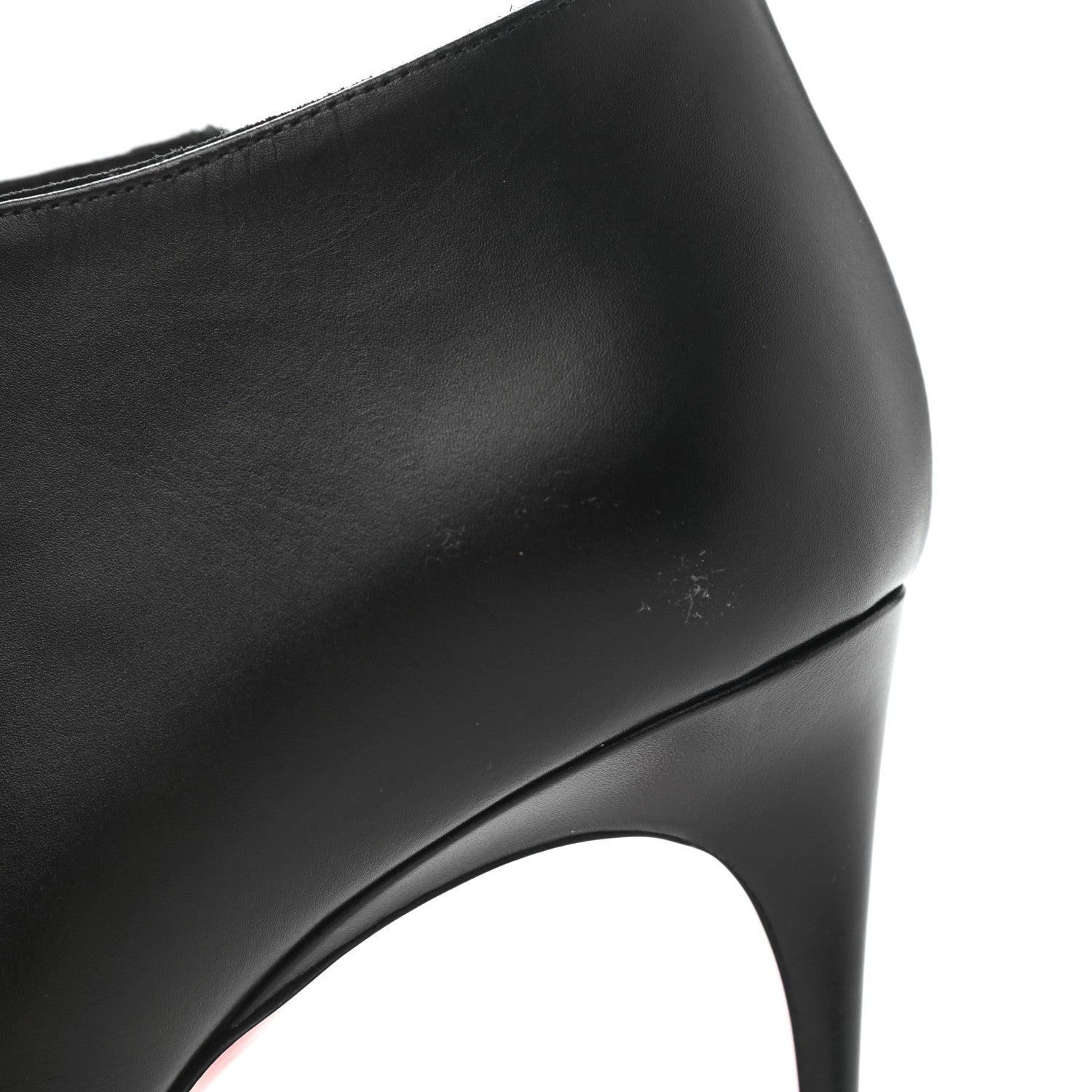 Christian Louboutin Calfskin Gorgona 85 Ankle Boots 36 Black 9 of 10