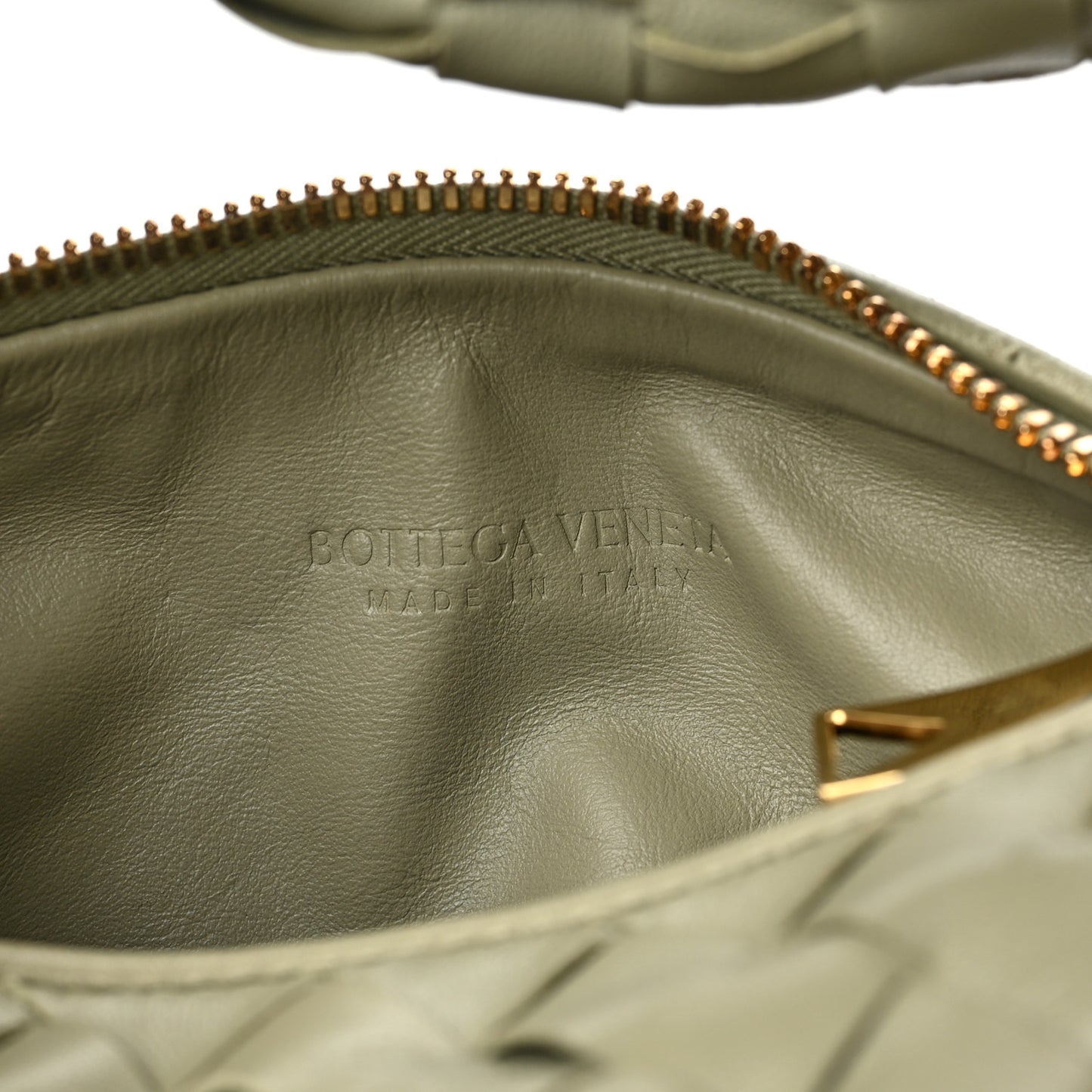 Nappa Intrecciato Mini Jodie Travertine