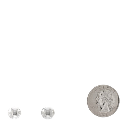 Tiffany Sterling Silver 10mm Hardwear Ball Earrings 2 of 3